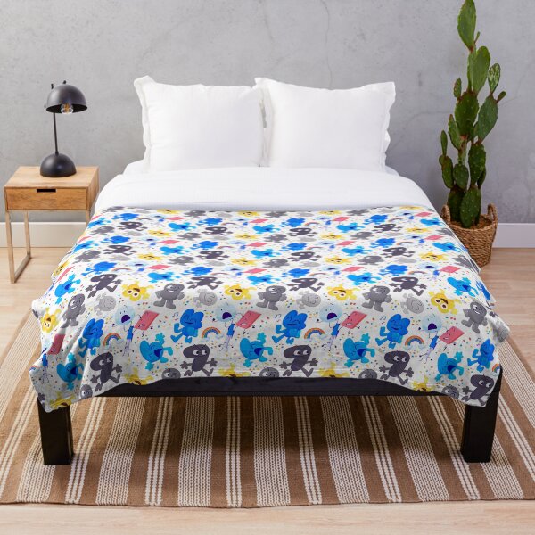 Bfdi Pattern Throw Blanket