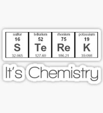 Sterek - It's Chemistry Sticker