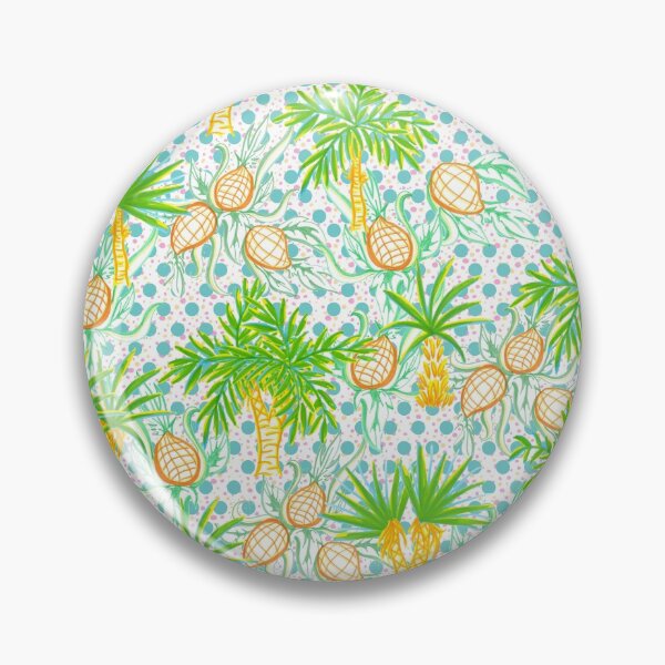 Item preview, Pineapples and Palm Trees designed and sold by tinaschofield.