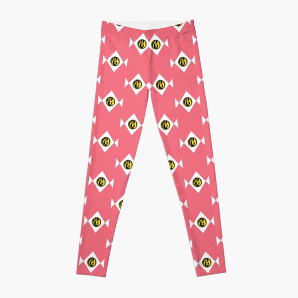 Pink Power Ranger Leggings Redbubble