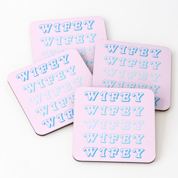 Item preview, wifey blue sticker pack designed and sold by madebyshania.