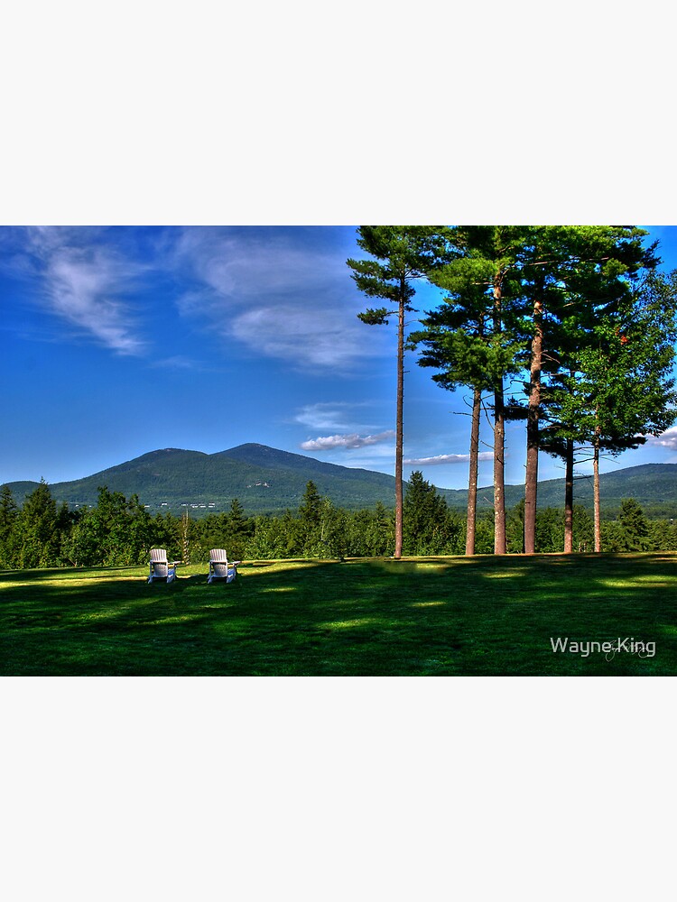 Two Chairs at White Mountain Hotel by waynedking