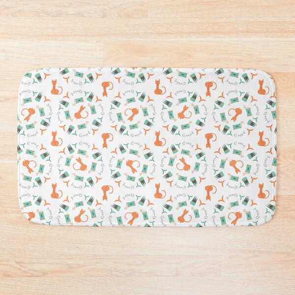 Item preview, Cat and Their Favorite Things designed and sold by tuesdaytextiles.