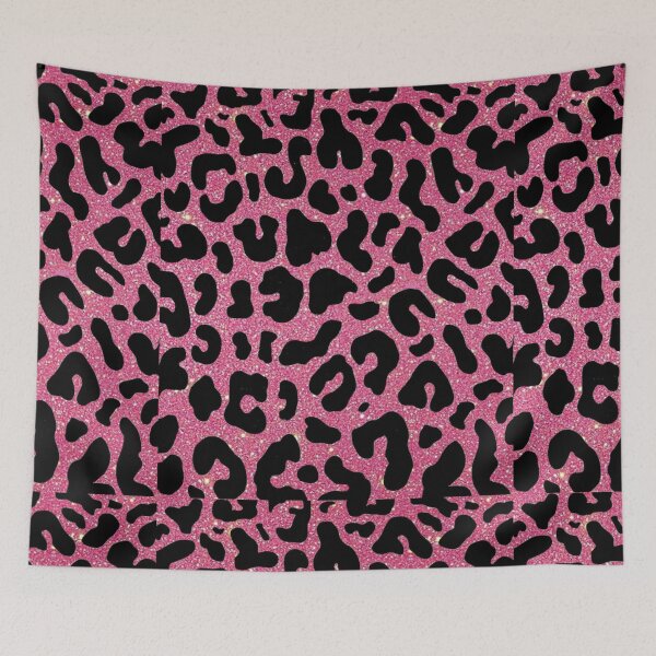 Item preview, Pink glitter cheetah designed and sold by Lydia Kelley.