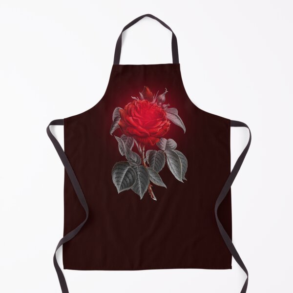 Item preview, Vampire Blood Red Rose grey leaves designed and sold by headpossum.