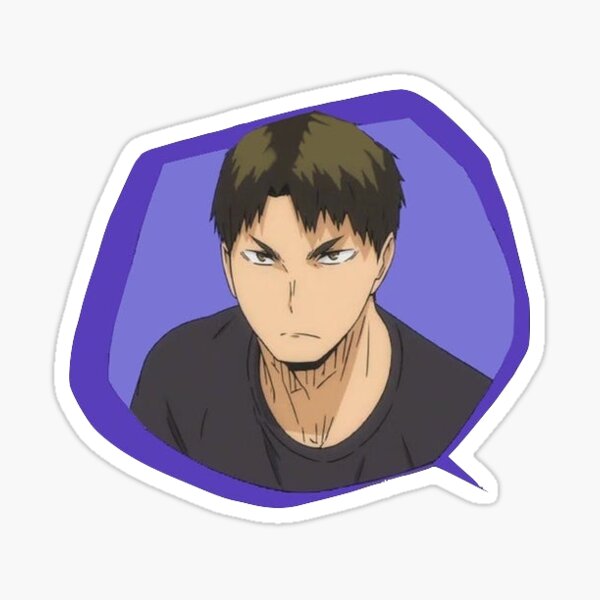 Haikyuu Ushijima Sticker For Sale By Luvveriva Redbubble 8323