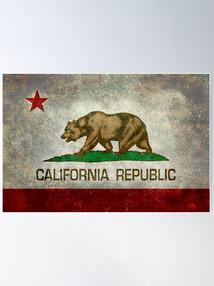 60s70s California Republic フラッグ ビンテージ-