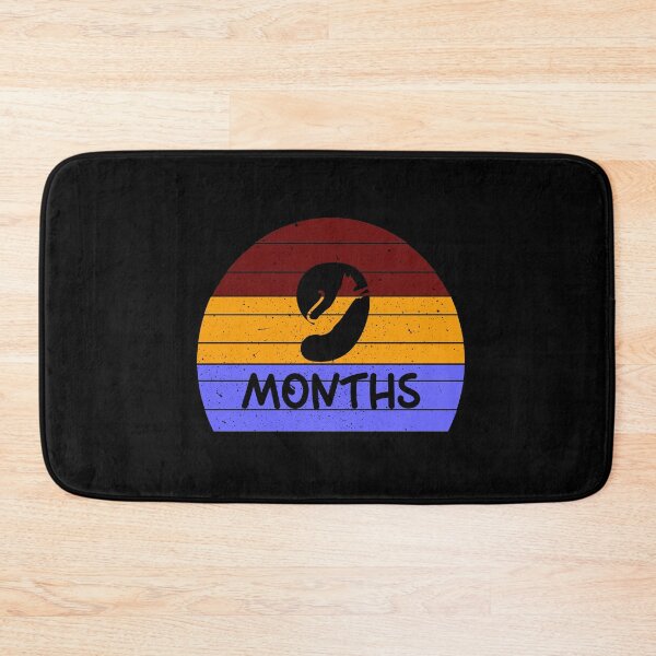 Item preview, Baby Milestone 9 Months Retro Sunset designed and sold by JaneApril.