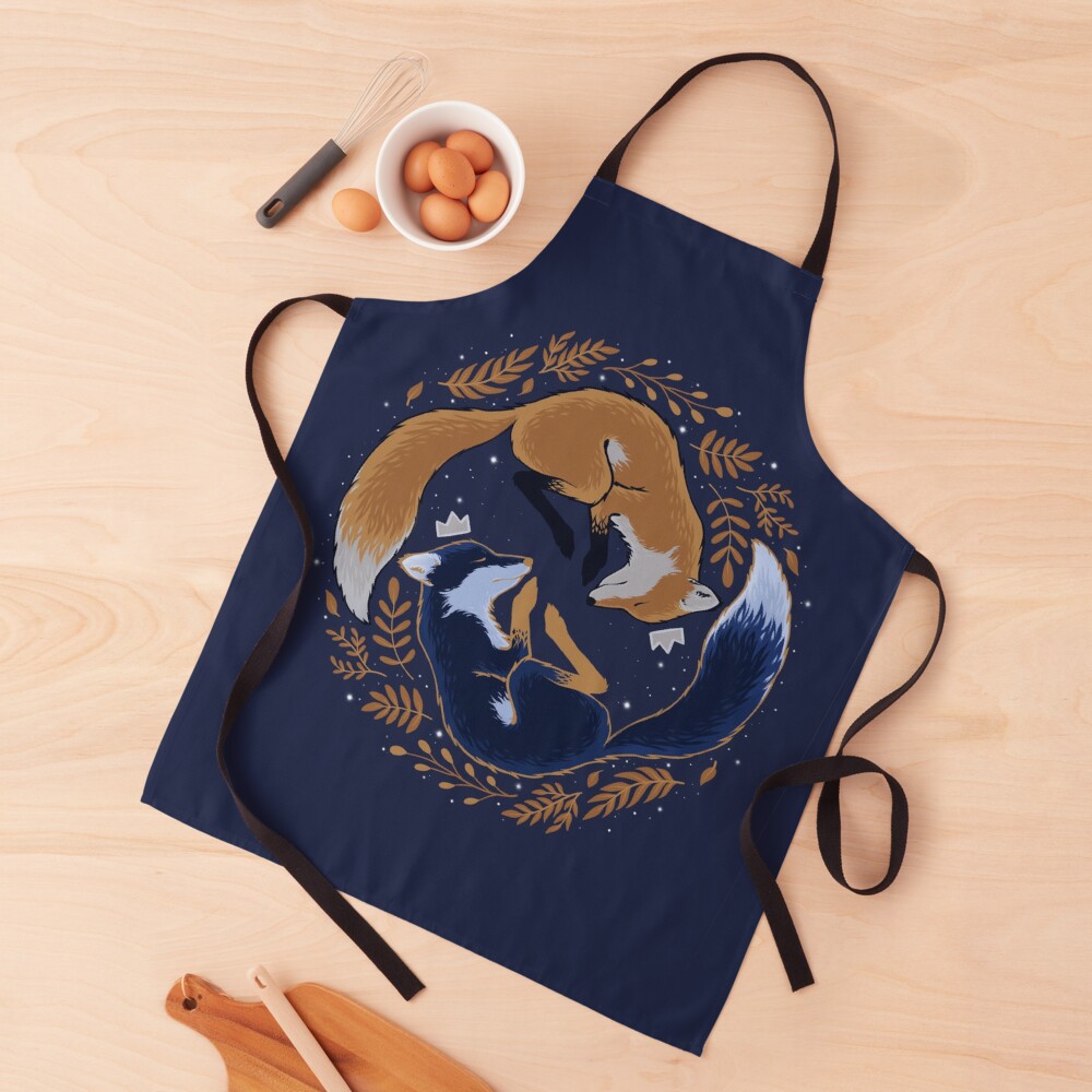 Night foxes Apron