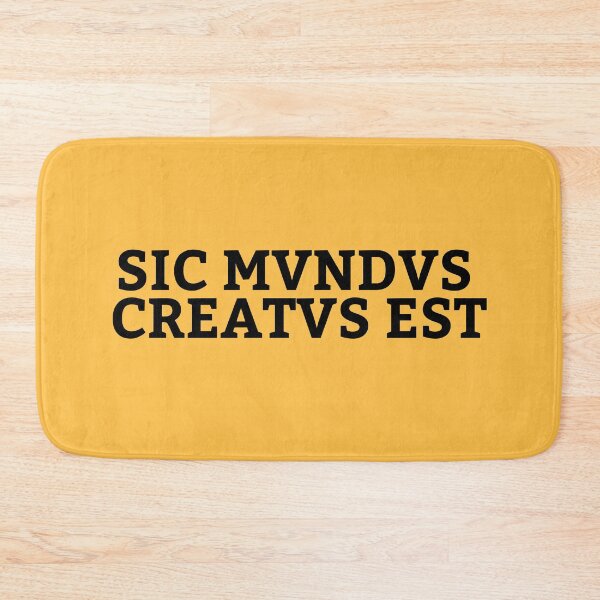 Aperçu de l'œuvre SIC MVNDVS CREATVS EST YELLOW DARK SERIE NETFLIX créée et vendue par Camilovelove.
