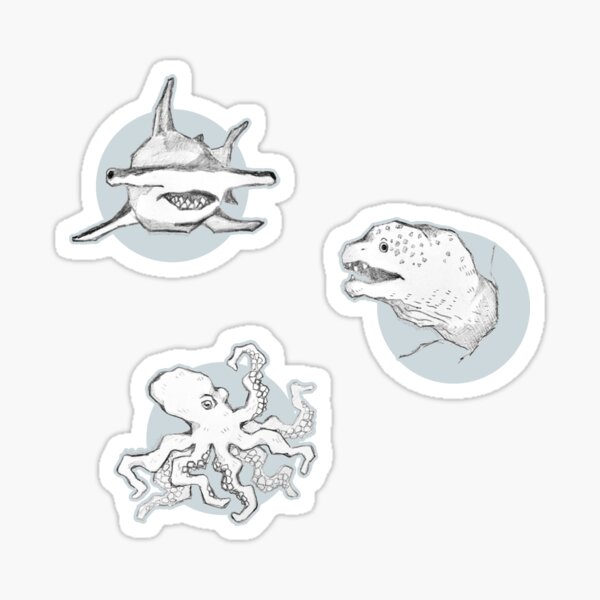 Sea creatures Sticker