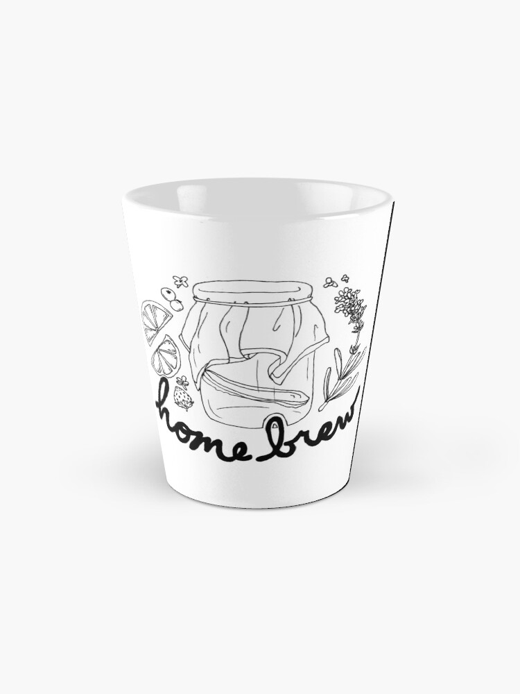 Alternate view of homebrew kombucha illustration Mug