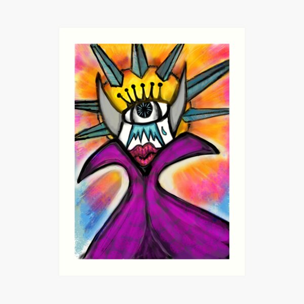One Eye Cyclop Queen Art Print