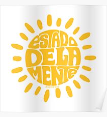 Sunny State of mind Rich yellow Poster