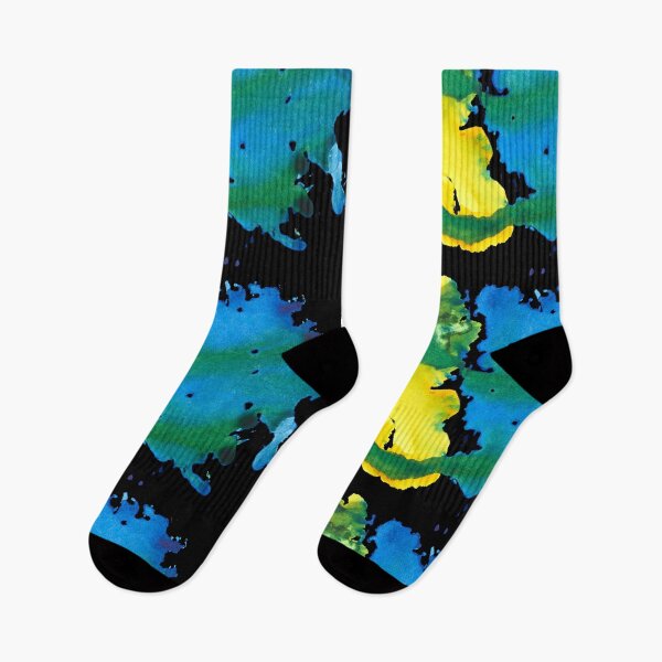 Item preview, Watercolor Splash - Blue Yellow designed and sold by killies.