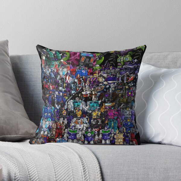 G1 Decepticons Throw Pillow