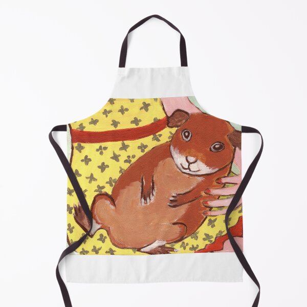 Aperçu de l'œuvre Cochon d'Inde : Cuddle Me-Agouti Cavy ~ Pop Art ~ Peinture originale ~ LilyKoArt créée et vendue par Spinning Plates 360.
