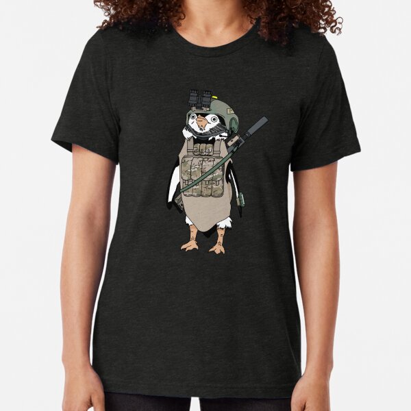 Tactical penguin Tri-blend T-Shirt