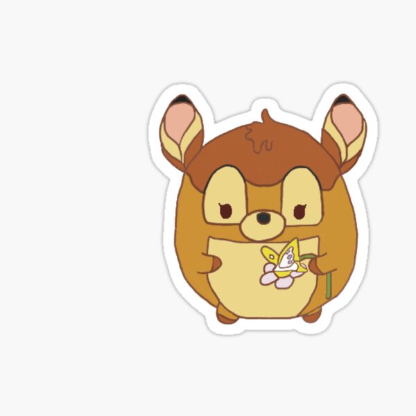 cute disney bambi tsum tsum sticker for sale by liliantran redbubble