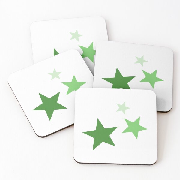 Item preview, 3 Green Stars designed and sold by MaeCreates.