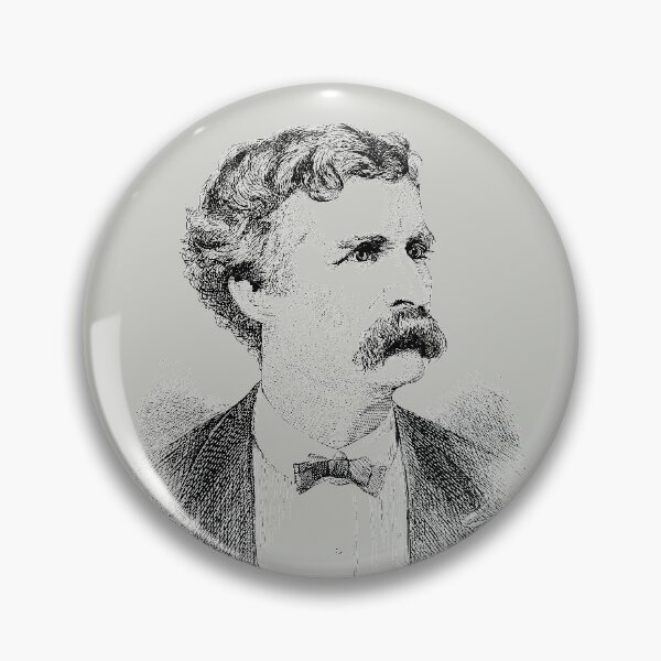 Item preview, Mark Twain Engraved Portrait - 1870 designed and sold by warishellstore.