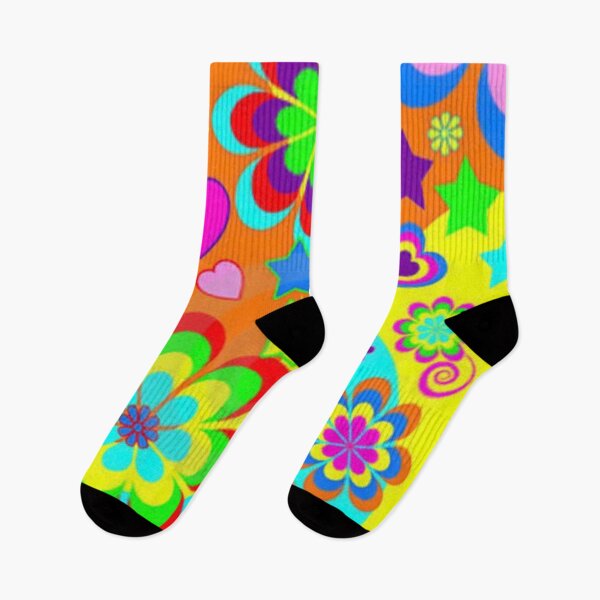 Item preview, Colorful Rainbow Flowers designed and sold by GroovySmolBean.