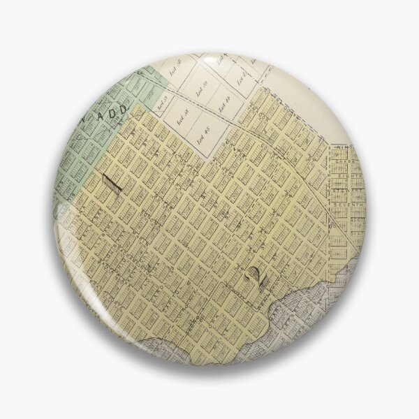 Item preview, Vintage Map of Vallejo CA (1878) designed and sold by BravuraMedia.