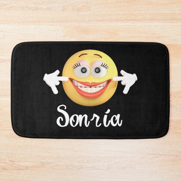 Item preview, Sonrie Smile Emoji Spanish Mask  designed and sold by hispanicworld.