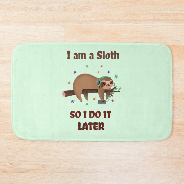 Item preview, Sloth do it later designed and sold by Delicarte.