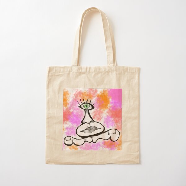 Bigfoot Cyclops Cotton Tote Bag