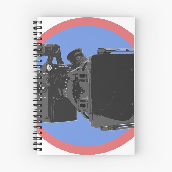 Item preview, Handheld Cinema Camera With Circle Background designed and sold by stevespencetv.