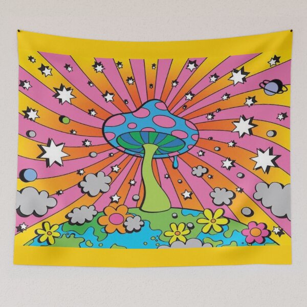 Item preview, Trippy mushroom designed and sold by GroovySmolBean.