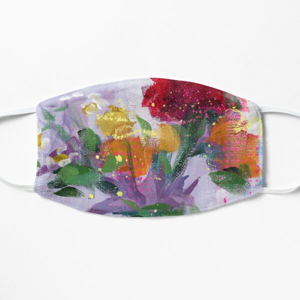 Abstract flower No.6 Flat Mask