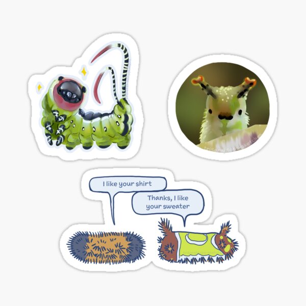 Caterpillars Sticker