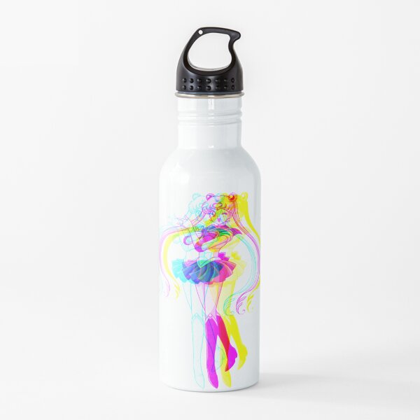 Glitched Sailor Moon Water Bottle