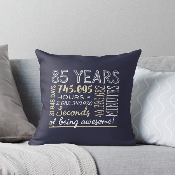 Item preview, 85th Birthday Gifts - 85 Years of being Awesome in Hours & Seconds designed and sold by betternotes.