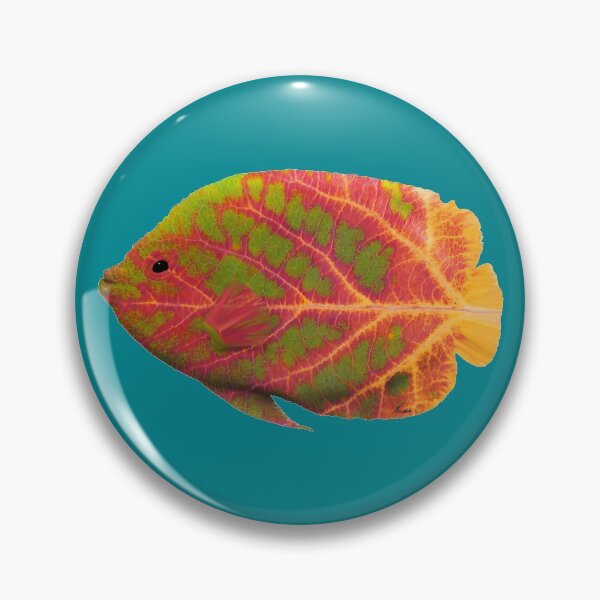 Artikelvorschau, Aspen Leaf Tropical Fish 1 entworfen und verkauft von GobaFineArts.