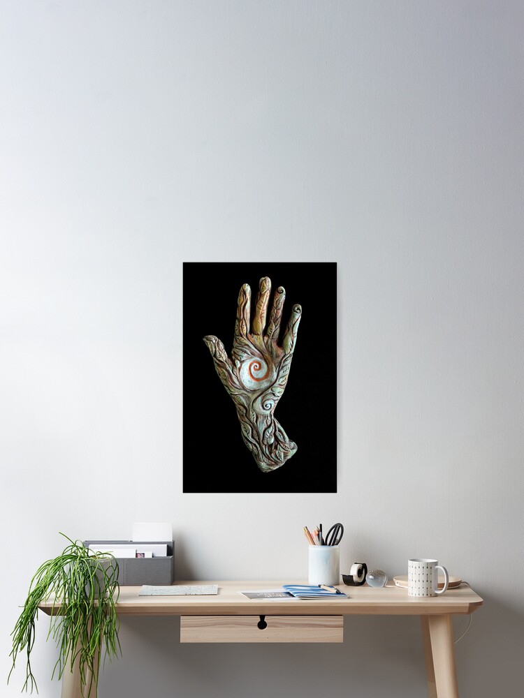Thumbnail 2 of 3, Poster, Helix _ mudra designed and sold by MonaShiber.