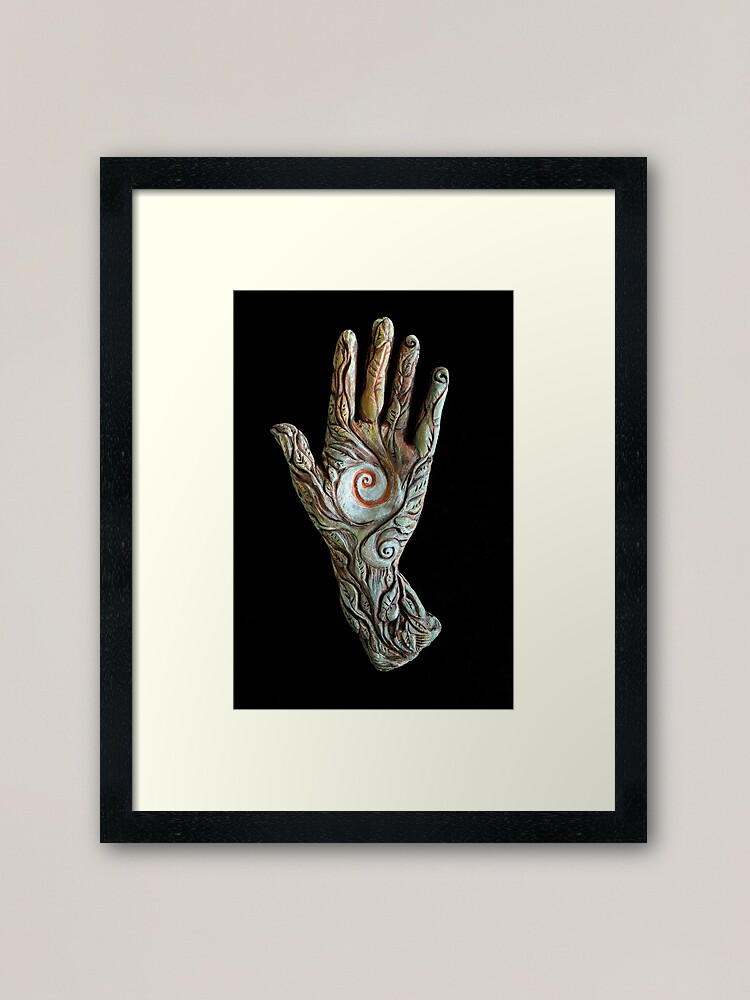 Alternate view of Helix _ mudra Framed Art Print
