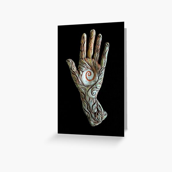 Helix _ mudra Greeting Card