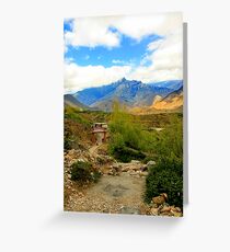 Way to muktinath Greeting Card
