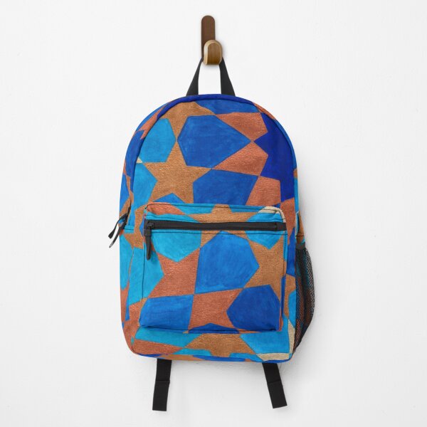 Item preview, Blue and copper Islamic pattern designed and sold by Lieve Oudejans.