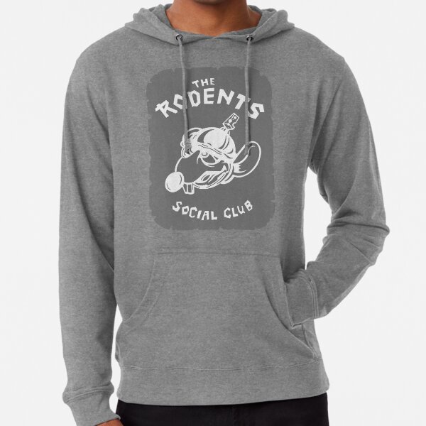 Rodents Social Club Patch Lightweight Hoodie for Sale by eli