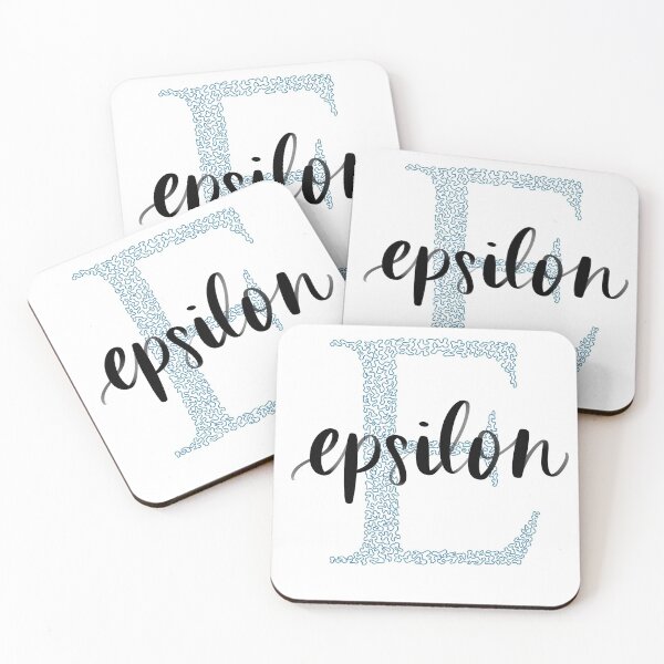 Item preview, greek epsilon doodle designed and sold by vilinaong.