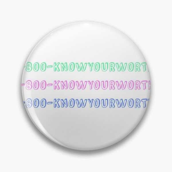 Item preview, know your worth designed and sold by ldw2000.