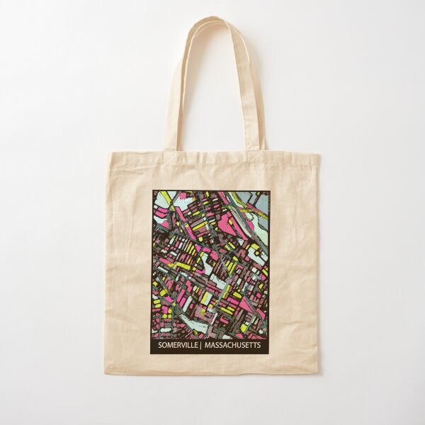 Somerville, MA Cotton Tote Bag