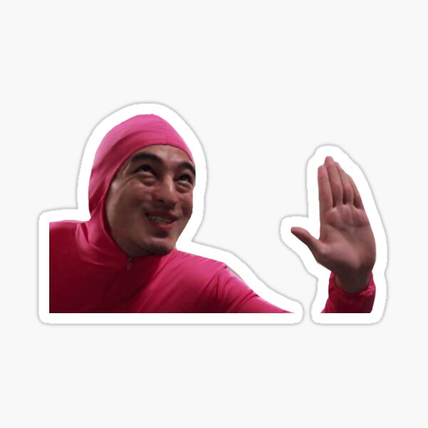 Pink Guy Whatsapp Stickers