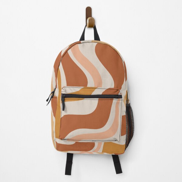 Item preview, Liquid Swirl Retro Modern Abstract in Earth Tones  designed and sold by kierkegaard.