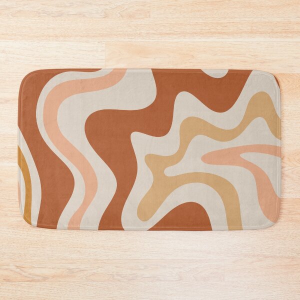 Item preview, Liquid Swirl Retro Modern Abstract in Earth Tones  designed and sold by kierkegaard.
