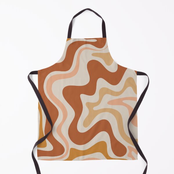 Item preview, Liquid Swirl Retro Modern Abstract in Earth Tones  designed and sold by kierkegaard.